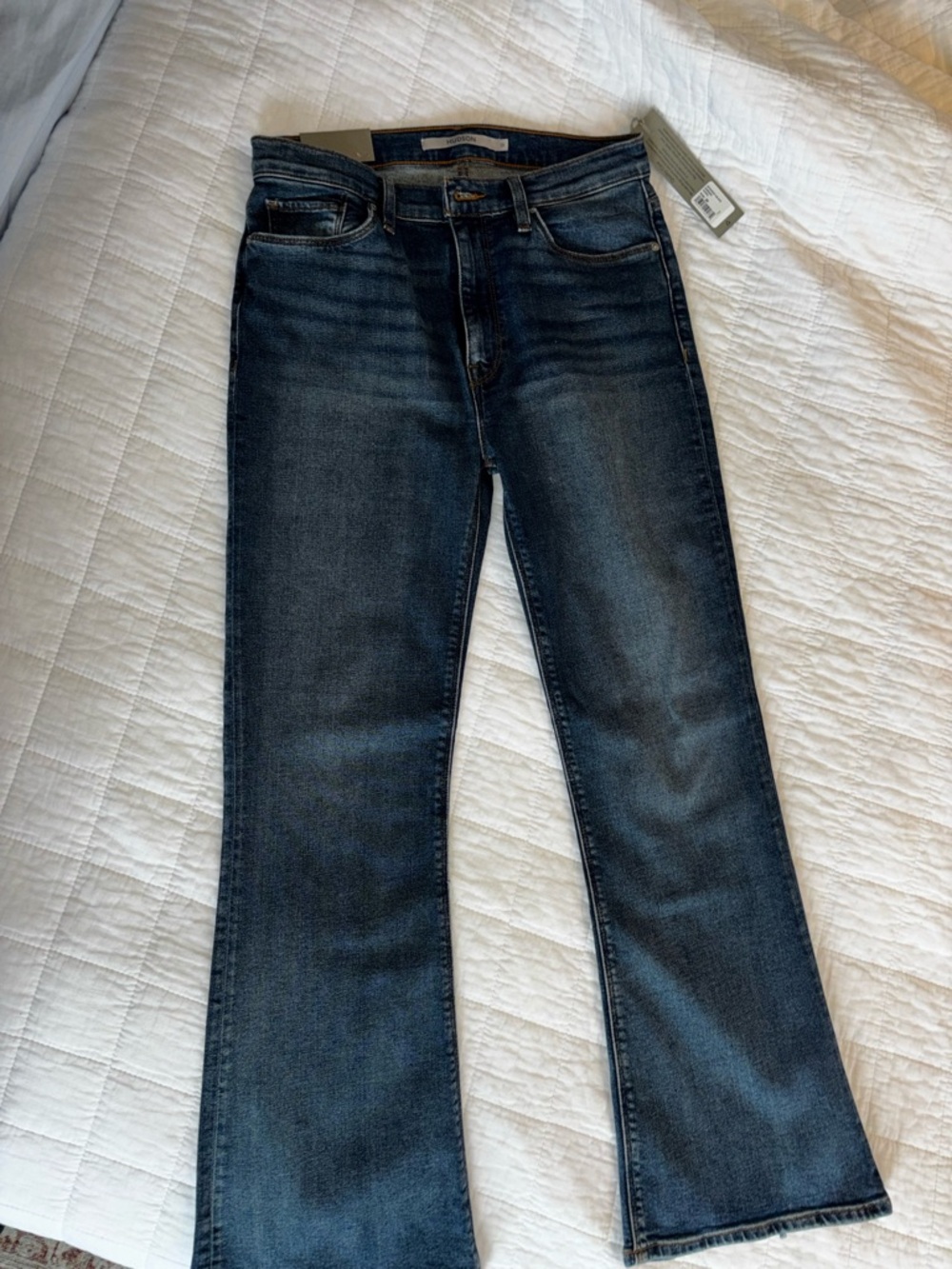 Hudson Barbara High-Rise Bootcut Crop Jeans - Scenic - Picture 6 of 8